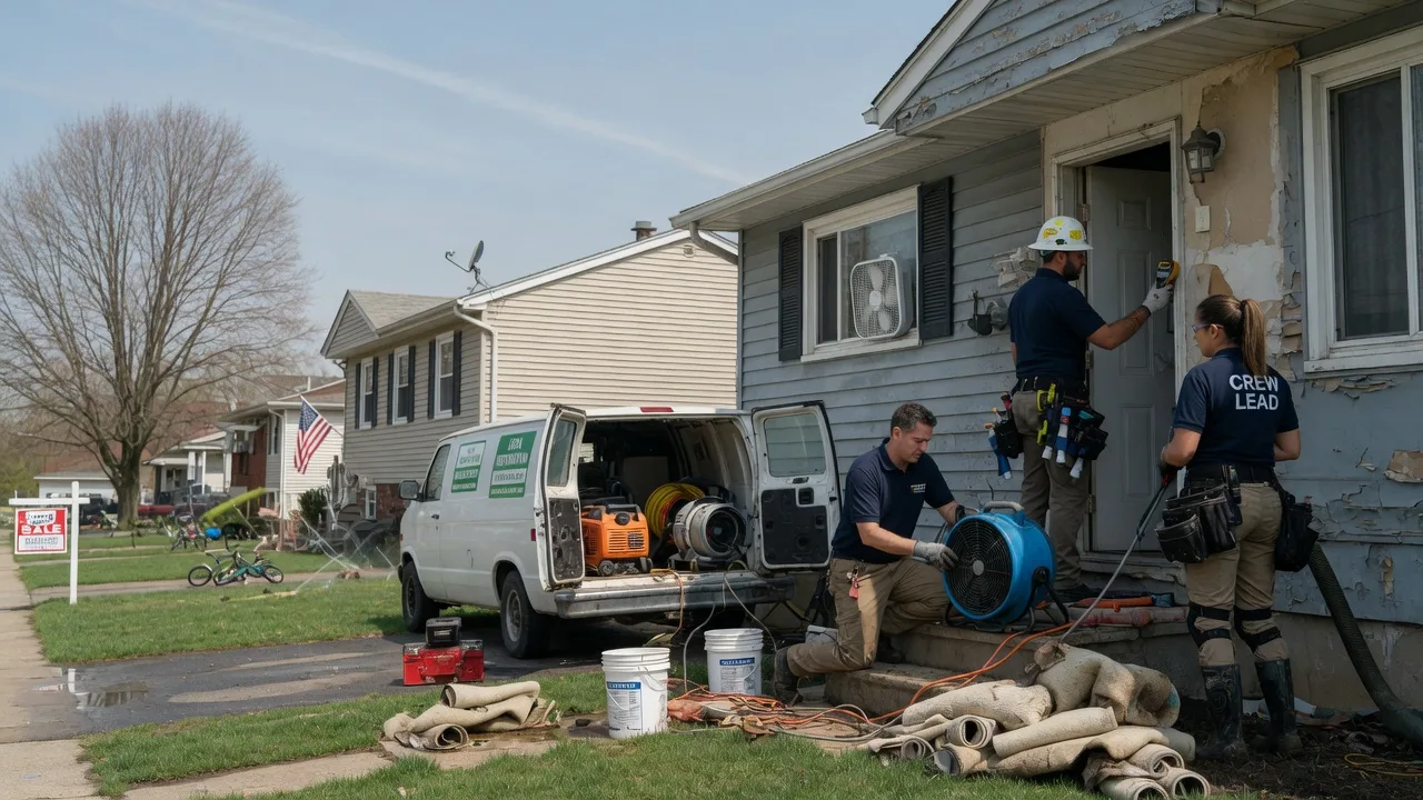Flood Cleanup in Sandyville, OH near me