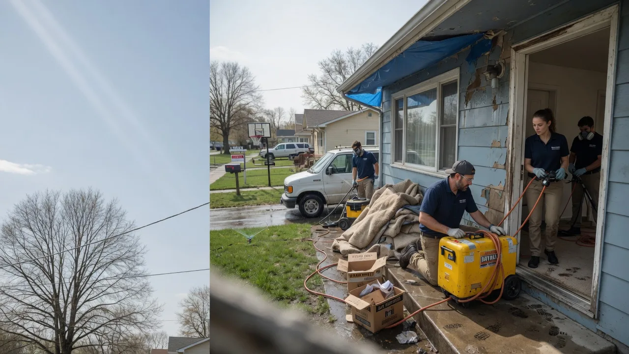 Basement Flood Cleanup in Sandyville, OH near me
